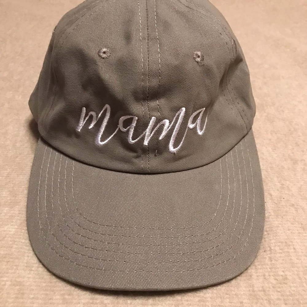Mama Cap Hat classic 6 panel design w/ sweat-wicking support / adjustable close - Picture 13 of 16